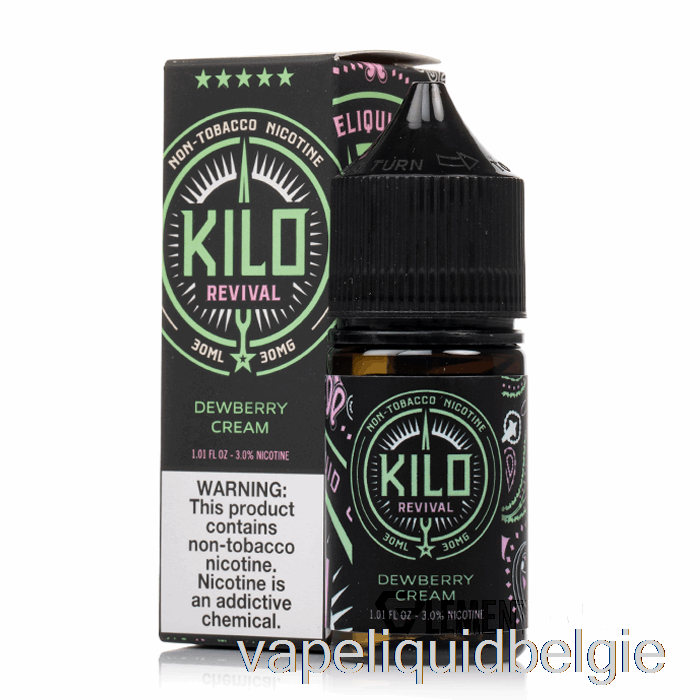 Vape Vloeibare Dauwbraamcrème - Kilo Opwekkingszouten - 30 Ml 50 Mg